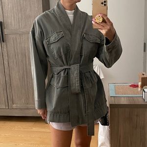 NWOT Rebecca Taylor La Vie belted jacket